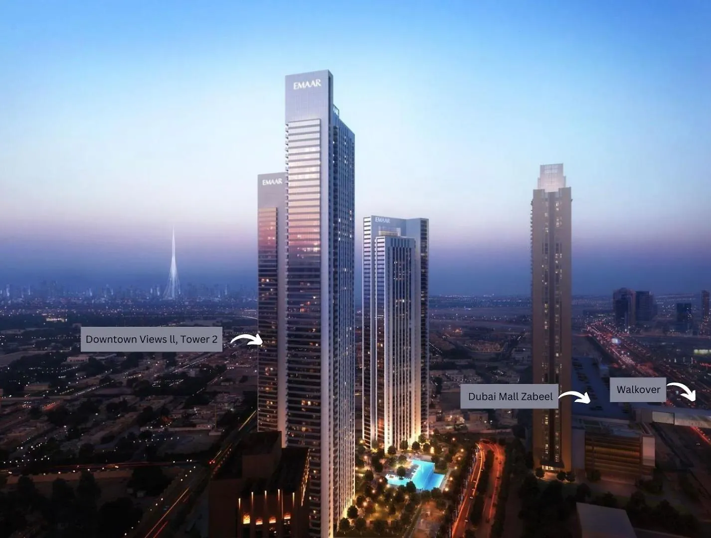 2Br Apt Next To Dubaimall, Pool View Of Burj Khalifa - Downtown Views Ll 0*, Dubai United Arab Emirates